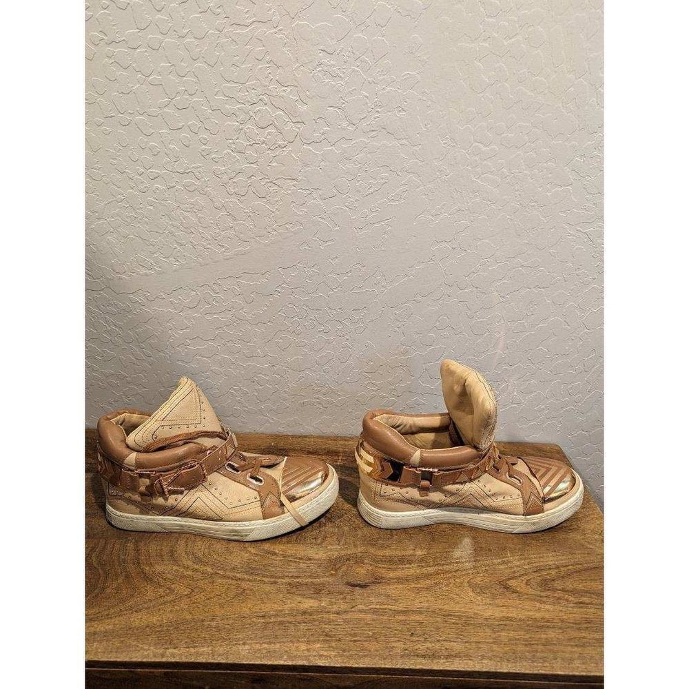 Ivy Kirzhner~Lunar~Hidden Wedge Sneaker Gold - 9 - Picture 7 of 9